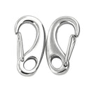 2pcs Stainless Steel Snap Clip Hiking Camping Climbing Spring Hook Buckle Carabiner