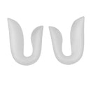 1 Pair Men's Gel Heel Cups Pads Silicone Insole Cushions Foot Care Feet Shoe Insert