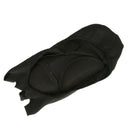 1 Set of Spandex Anti-slip Sweat Absorbing Toeless Design Boat Socks Invisible Massage Cushion Socks For Women - Black