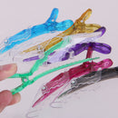 Plastic High Tension Anti Slip Steady Crocodile Sectioning Clips Hairdressing Salon Hair Styling Tools PACK 0F 6PCS