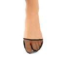 Pair Of Soft Comfortable Protective Sponge Lace High Heel Forefoot Pads Black