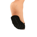 Pair Of Soft Comfortable Protective Sponge Lace High Heel Forefoot Pads Black
