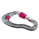 Outdoor Rock Tree Climbing Screwgate Locking Aluminum Rappel Carabiner 25KN