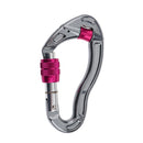 Outdoor Rock Tree Climbing Screwgate Locking Aluminum Rappel Carabiner 25KN