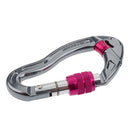 Outdoor Rock Tree Climbing Screwgate Locking Aluminum Rappel Carabiner 25KN