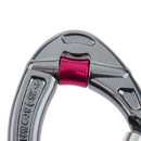 Outdoor Rock Tree Climbing Screwgate Locking Aluminum Rappel Carabiner 25KN