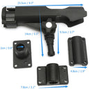 Adjustable Fishing Rod Holder Kayak Boat Canoe Swivel Side Flush Mount Accessory