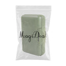 Army Green Waterproof 2-Sided Storage Case Fly Fishing Lure Spoon Hook Bait Tackle Box