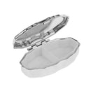 Portable Travel Diamond Metal Pill Box Medicine Organizer Container Case Storage