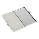 Portable Travel Metal Pill Box Medicine Organizer Capsule Container Case Storage 7 Compartment