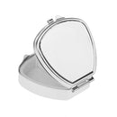 Portable Travel Oval Metal Pill Box Medicine Organizer Capsule Container Case Storage