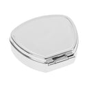 Portable Travel Oval Metal Pill Box Medicine Organizer Capsule Container Case Storage