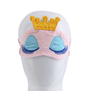 Soft Crown Pattern Sleeping Eye Shade For Travel Home Office Headache Pain Relief Meditation Spa Pink