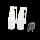 10ML Plastic Mist Spray Bottle Pump Sprayer For Nasal Throat Liquid Water Perfume Holder Organiser Travel Accessory White