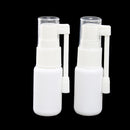 10ML Plastic Mist Spray Bottle Pump Sprayer For Nasal Throat Liquid Water Perfume Holder Organiser Travel Accessory White