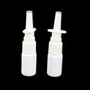 15ML Empty Plastic Nasal Fine Mist Spray Bottle Pump Sprayer with Cap-White