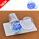 Transparent Silicone Nail Art Stamper Scraper Image Print DIY Manicure Tools