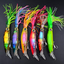 New Octopus Squid Skirt Fishing Bait Lure 24 x 3cm Large Bait - Red