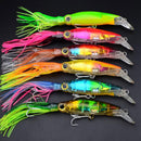 New Octopus Squid Skirt Fishing Bait Lure 24 X 3cm Large Bait - Green