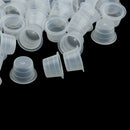 100Pcs Plastic Grommets Nipples Tattoo Machine Needles Supplies Transparent