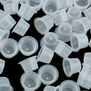 100Pcs Plastic Grommets Nipples Tattoo Machine Needles Supplies Transparent