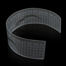 Plastic Eyebrow Stencil Shaper Ruler Measure Tool Makeup Reusable Black