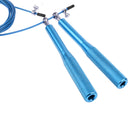 Adjustable Metal Handle Skipping Jump Rope Boxing Fitness Gym Jumping Exercise Fitness Sports Training Rope Blue