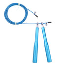 Adjustable Metal Handle Skipping Jump Rope Boxing Fitness Gym Jumping Exercise Fitness Sports Training Rope Blue
