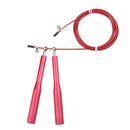 Adjustable Metal Handle Skipping Jump Rope Boxing Fitness Gym Jumping Exercise Fitness Sports Training Rope Wine Red