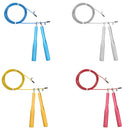 Adjustable Metal Handle Skipping Jump Rope Boxing Fitness Gym Jumping Exercise Fitness Sports Training Rope Wine Red