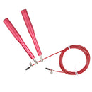 Adjustable Metal Handle Skipping Jump Rope Boxing Fitness Gym Jumping Exercise Fitness Sports Training Rope Wine Red