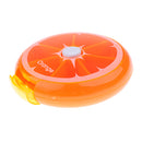 Portable Rotating 7Day Weekly Pill Case Travel Medicine Tablet Holder Orange