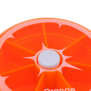 Portable Rotating 7Day Weekly Pill Case Travel Medicine Tablet Holder Orange