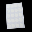 100Pcs Disposable Eyelash Glue Holder Pallet Eyelash Extension Glue Pads