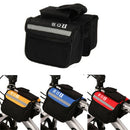 Durable Anti-Slip Bike Bicycle Cycling Frame Front Tube Saddle Bag Cellphone Sunglasses Bike Tools Storage Holder Pouch Red