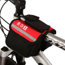 Durable Anti-Slip Bike Bicycle Cycling Frame Front Tube Saddle Bag Cellphone Sunglasses Bike Tools Storage Holder Pouch Red