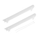 Rubber Bike Bicycle Chainstay Protectors Frame Chain Guard Nicks Scratches Preventor Black 220x22x25mm