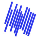 ABS Tube Bike Bicycle Crisscrossed Slot Structure Reflective Spokes PACK OF 12PCS Blue