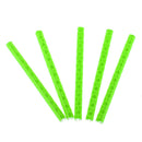 ABS Tube Bike Bicycle Crisscrossed Slot Structure Reflective Spokes PACK OF 12PCS Green
