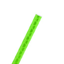 ABS Tube Bike Bicycle Crisscrossed Slot Structure Reflective Spokes PACK OF 12PCS Green