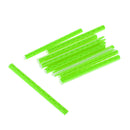 ABS Tube Bike Bicycle Crisscrossed Slot Structure Reflective Spokes PACK OF 12PCS Green
