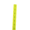 ABS Tube Bike Bicycle Crisscrossed Slot Structure Reflective Spokes PACK OF 12PCS Yellow