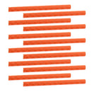 Set of 12 Reflective Spoke Rod Clip on Tube Bike Bicycle Cycling Wheel Rim Spoke Reflector-Orange