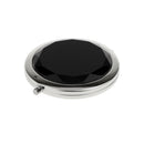 Portable Round Makeup Mirror Overall Viewing Detail Makeup Travel Accessory Beauty Supplies Cosmetic Tool Black