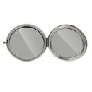 Portable Round Makeup Mirror Overall Viewing Detail Makeup Travel Accessory Beauty Supplies Cosmetic Tool Black