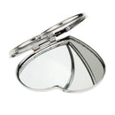 Heart Travel Office Compact Pocket Handbag Mirror Make up Cosmetic Mirror
