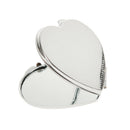 Heart Travel Office Compact Pocket Handbag Mirror Make up Cosmetic Mirror