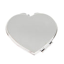 Heart Travel Office Compact Pocket Handbag Mirror Make up Cosmetic Mirror