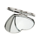 Heart Travel Office Compact Pocket Handbag Mirror Make up Cosmetic Mirror