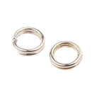 Stainless Steel High Tensile Strength Corrosion Resistance Fishing Lure Split Rings 0.03x0.16inch
